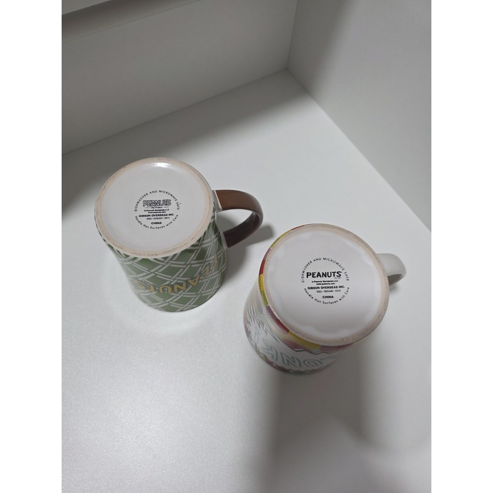 Peanuts Charlie & Sally Ceramic Mug Set‎ of 2 Gibson Overseas Coffee Cups Comic - Picture 7 of 9
